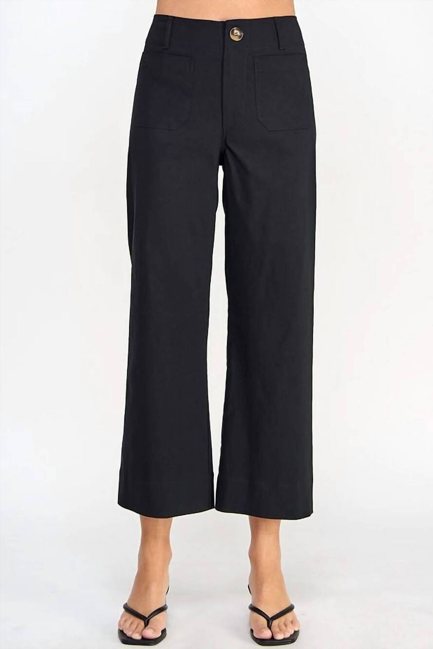 NEW FUN 2 FUN crew pants in black